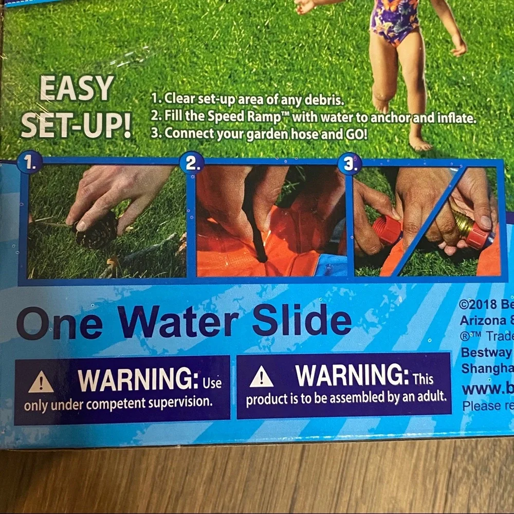 H2O GO! Single Water Slide Ages 3 & up